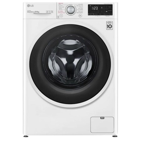 Laveuse - Sécheuse LG F4DV3108S0W 8kg / 6kg Blanc 1400 rpm 6 Kg