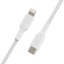 Cable USB a Lightning Belkin CAA004BT1MWH 1 m