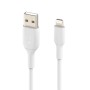 Cable USB a Lightning Belkin CAA001BT2MWH 2 m