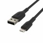 Cable USB a Lightning Belkin CAA002BT0MBK 15 cm