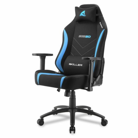 Chaise de jeu Sharkoon SGS20 FABRIC Bleu