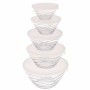 Set de Fiambreras Excellent Houseware Cristal 5 Piezas