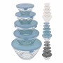 Set de Fiambreras Excellent Houseware Cristal 5 Piezas