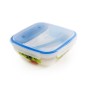 Fiambrera Hermética Doble con Cubiertos Snips Fresh Lunch Box Polipropileno (1,5 L)