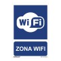 Panneau Normaluz Zona wifi PVC (30 x 40 cm)