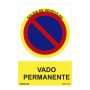 Panneau Normaluz Vado Permanente PVC (30 x 40 cm)