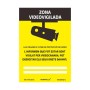 Panneau Normaluz Zona videovigilada PVC (21 x 30 cm)