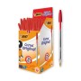 Crayon Bic Cristal 50 Unités Rouge PVC