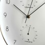 Horloge Murale Mica Decorations Andy Oblongue Aluminium Blanc (Ø 35 x 4.5 cm)