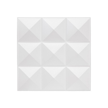 Autocollants Atmosphera Décoratif Avec relief Carrelage Blanc 6 Unités (30 x 30 x 1,4 cm)