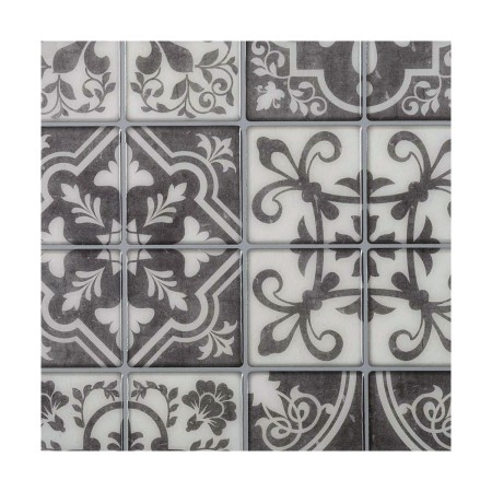 Pegatinas Atmosphera Decorativo Azulejo Gris 2 Unidades (30,5 x 20 x 0,3 cm)