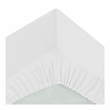 Drap housse Atmosphera Blanc (90 x 190 cm)