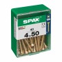 Caja de tornillos SPAX Tornillo de madera Cabeza plana (4 x 50 mm) (4,0 x 50 mm)