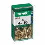 Caja de tornillos SPAX 4081020450161 Tornillo de madera Cabeza plana (4,5 x 16 mm)