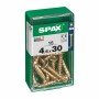 Caja de tornillos SPAX 4081020450301 Tornillo de madera Cabeza plana (4,5 x 30 mm)