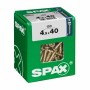 Caja de tornillos SPAX Tornillo de madera Cabeza plana (4,5 x 40 mm)