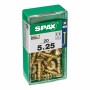 Caja de tornillos SPAX 4081020500251 Tornillo de madera Cabeza plana (5 x 25 mm) (5,0 x 25 mm)