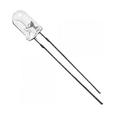 Diodo Molgar Blanco LED Manualidades 5 mm 1,9 V