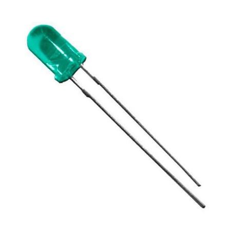 Diodo Molgar LED Manualidades Verde 5 mm 1,9 V