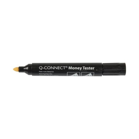 Rotulador Q-Connect Detector de Billetes Falsos Negro