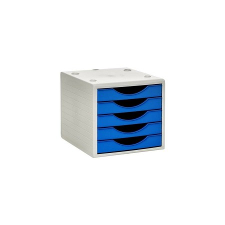 Classeur modulaire Archivo 2000 ArchivoTec Serie 4000 Bleu 5 tiroirs Din A4 (34 x 27 x 26 cm)