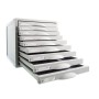 Classeur modulaire Archivo 2000 ArchiSystem 9 tiroirs Gris (35,6 x 31,6 x 20,3 cm)