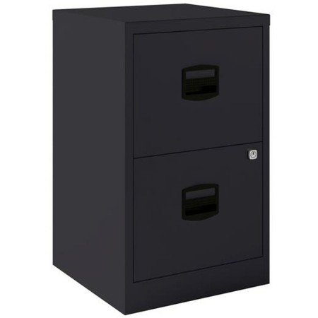 Caisson à Tiroirs Bisley Armoire de classement rechargeable Métal Acier Anthracite (67 x 41 x 40 cm)