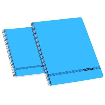 Cahier ENRI Blanc A4 Bleu 10 Unités