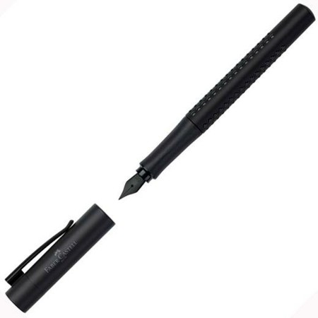 Stylo Calligraphique Faber-Castell Grip Edition All Black M Noir