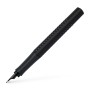 Pluma de Caligrafía Faber-Castell Grip Edition All Black M Negro
