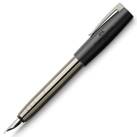 Stylo Calligraphique Faber-Castell Loom Gunmetal M Gris