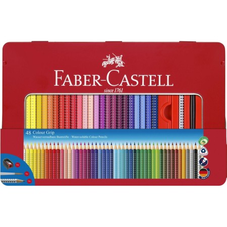 Crayons de couleur Faber-Castell Colour Grip 48 Pièces Multicouleur