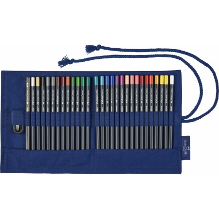 Crayons de couleur Faber-Castell Goldfaber Multicouleur 30 pcs Valise à roulettes