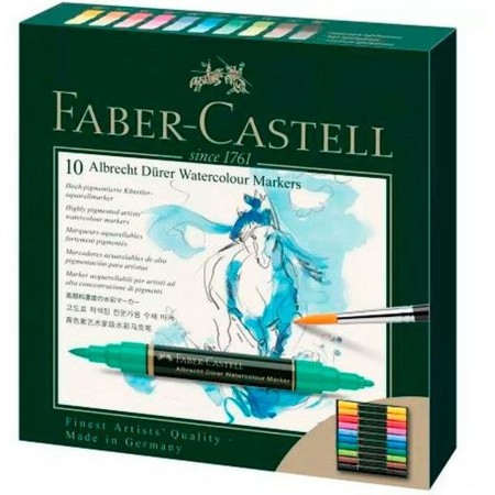 boîte de marqueurs Faber-Castell Albrecht Dürer Multicouleur 10 Pièces