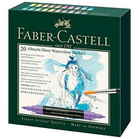 boîte de marqueurs Faber-Castell Albrecht Dürer Multicouleur 20 Pièces