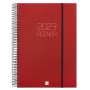 Agenda Finocam OPAQUE E40 2023 Bordeaux (21 x 29,7 cm)