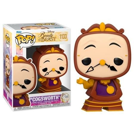 Figura Coleccionable Funko Disney Beauty and the Beast: Cogsworth Nº1133
