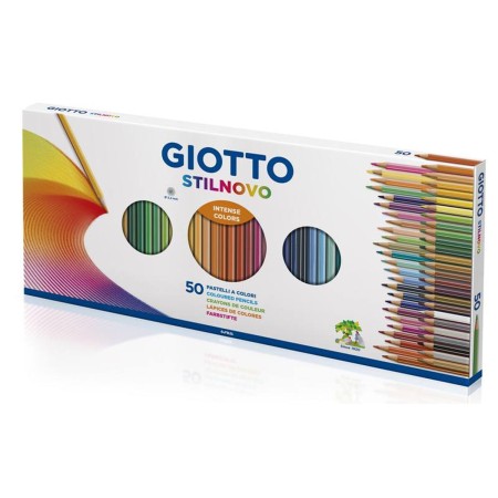 Crayons de couleur GIOTTO Stilnovo Multicouleur 50 Pièces