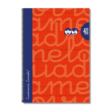 Cuaderno Lamela Rojo A4 5 Unidades