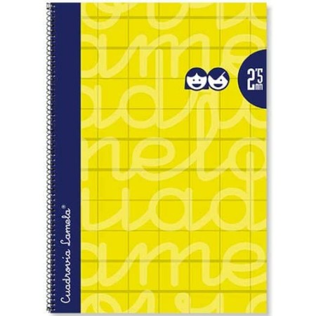 Cahier Lamela 4 mm Jaune A4 5 Unités