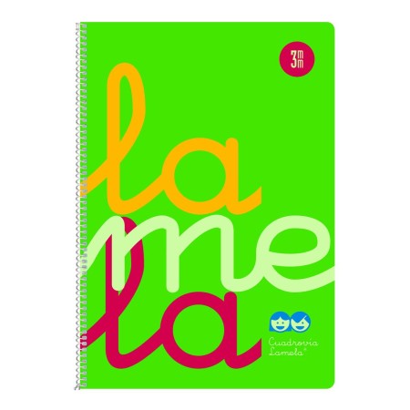 Cuaderno Lamela Verde A4 5 Unidades