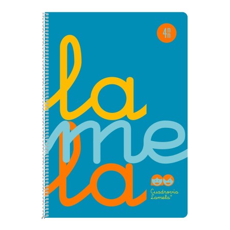 Cuaderno Lamela A4 5 Unidades Flúor Azul