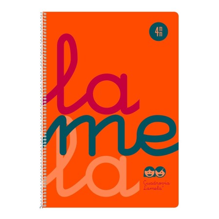 Cuaderno Lamela Naranja A4 5 Unidades