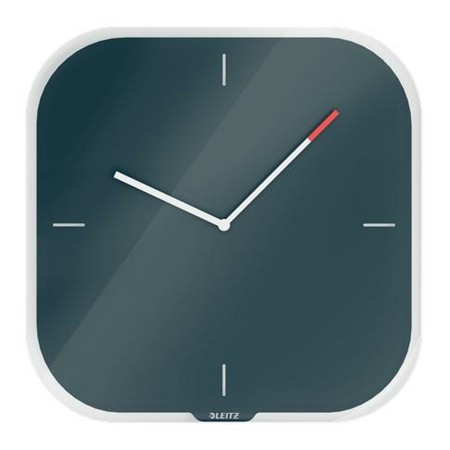 Reloj de Pared Leitz Cosy Cristal Gris (30 x 4 x 30 cm)