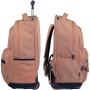 Mochila Escolar con Ruedas Milan Rosa (52 x 34,5 x 23 cm)