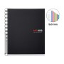 Cuaderno Miquelrius Microperforado Negro A5 5 Unidades