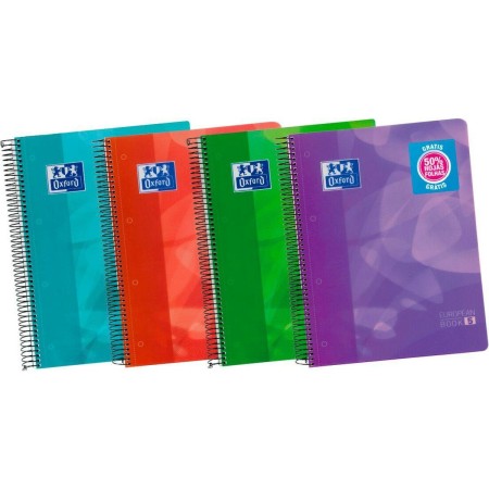 Cuaderno Oxford European Book 5 Multicolor Microperforado A4 5 Unidades