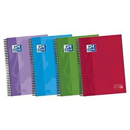 Cuaderno Oxford European Book Multicolor Microperforado A4 5 Unidades