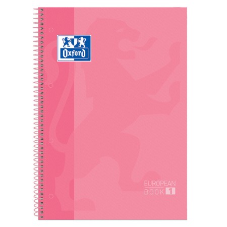 Cahier Oxford European Book Gum Rose A4 5 Unités