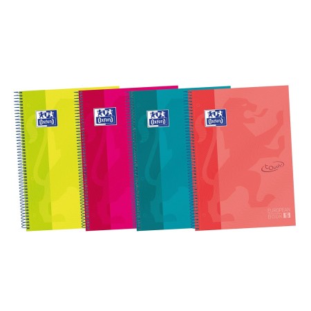 Cuaderno Oxford European Book Multicolor A4 5 Unidades